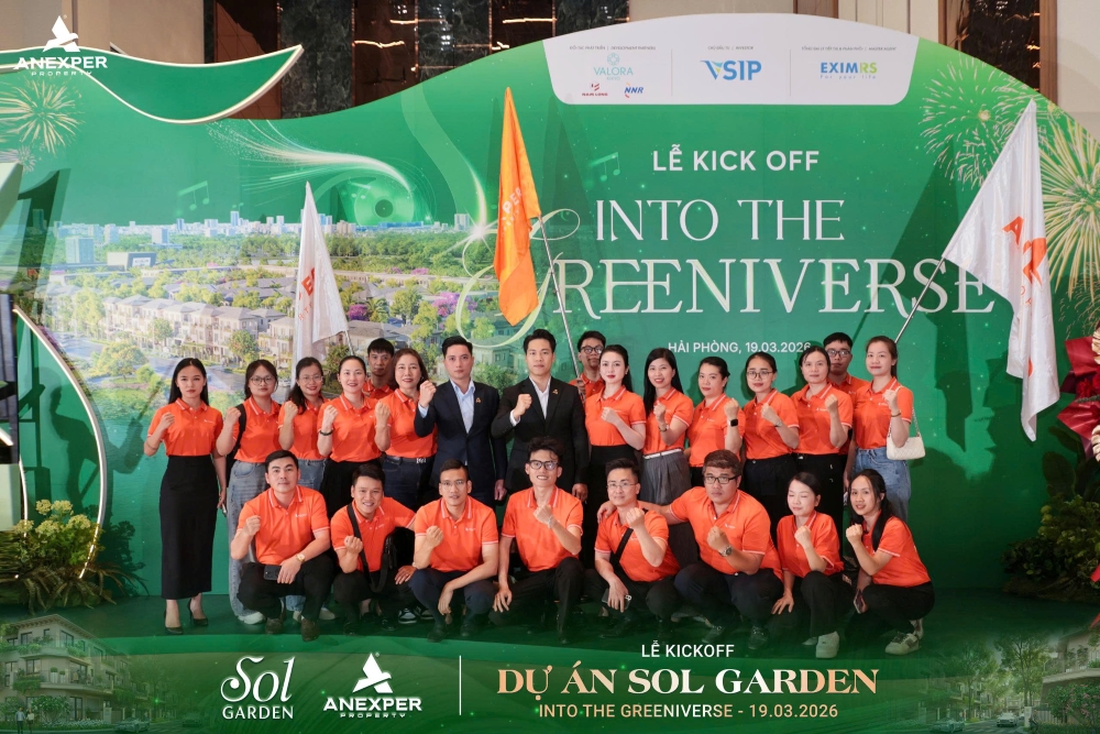 Anexper Property chính thức ra quân tại sự kiện Kick Off dự án Sol Garden Nam Long Hải Phòng