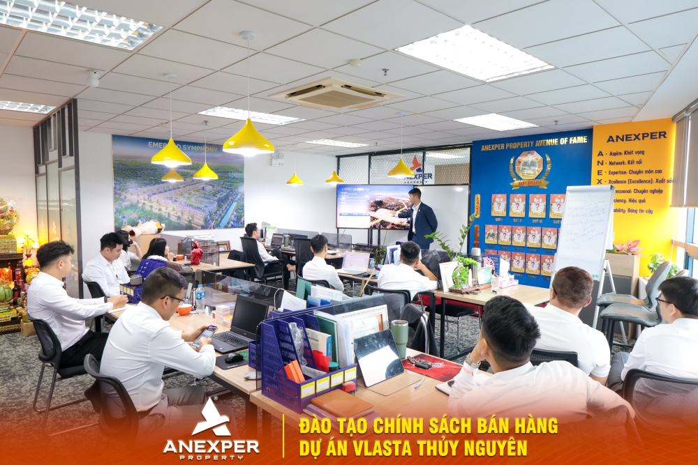 Anexper đào tạo chính sách bán hàng dự án Vlasta Thủy Nguyên: Nâng tầm chuẩn mực tư vấn