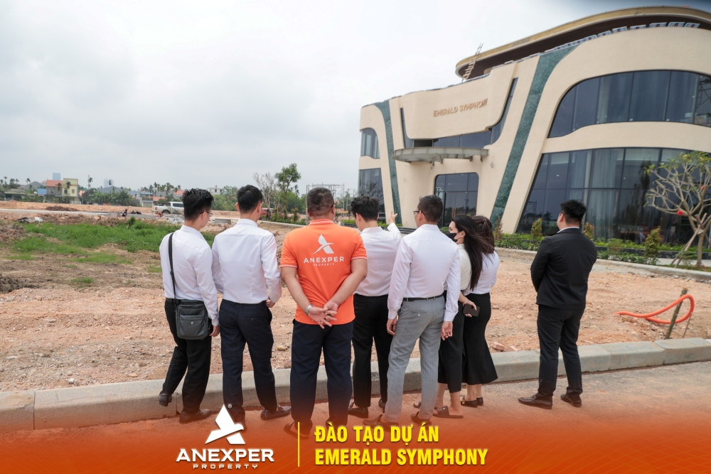 Anexper đào tạo dự án Emerald Symphony thông qua việc trải nghiệm thực tế tại công trường