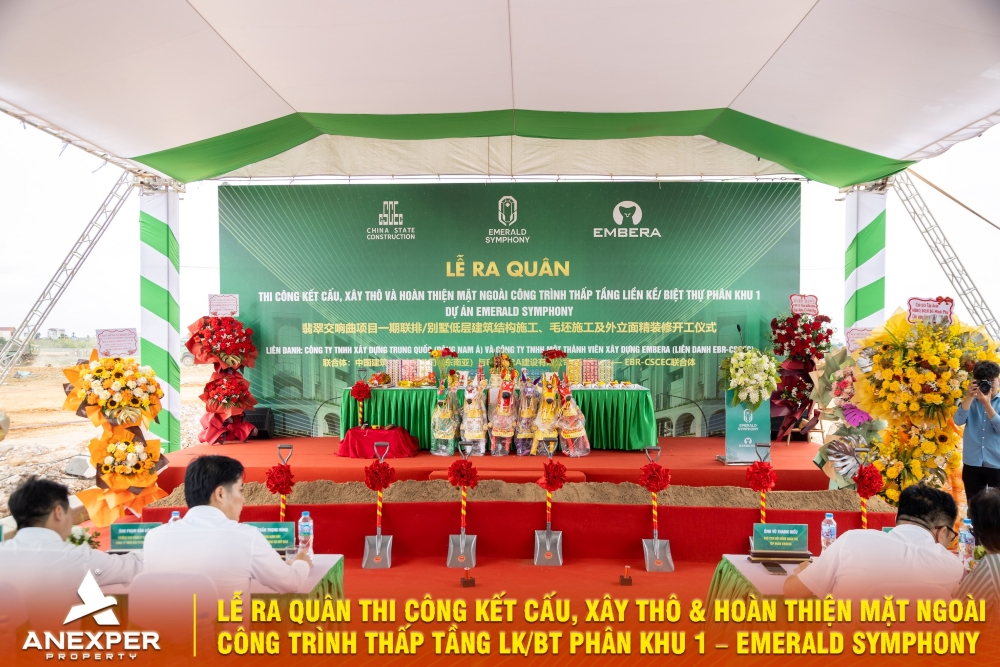 Lễ ra quân thi công phân khu 1 dự án Emerald Symphony và giá trị đầu tư dài hạn