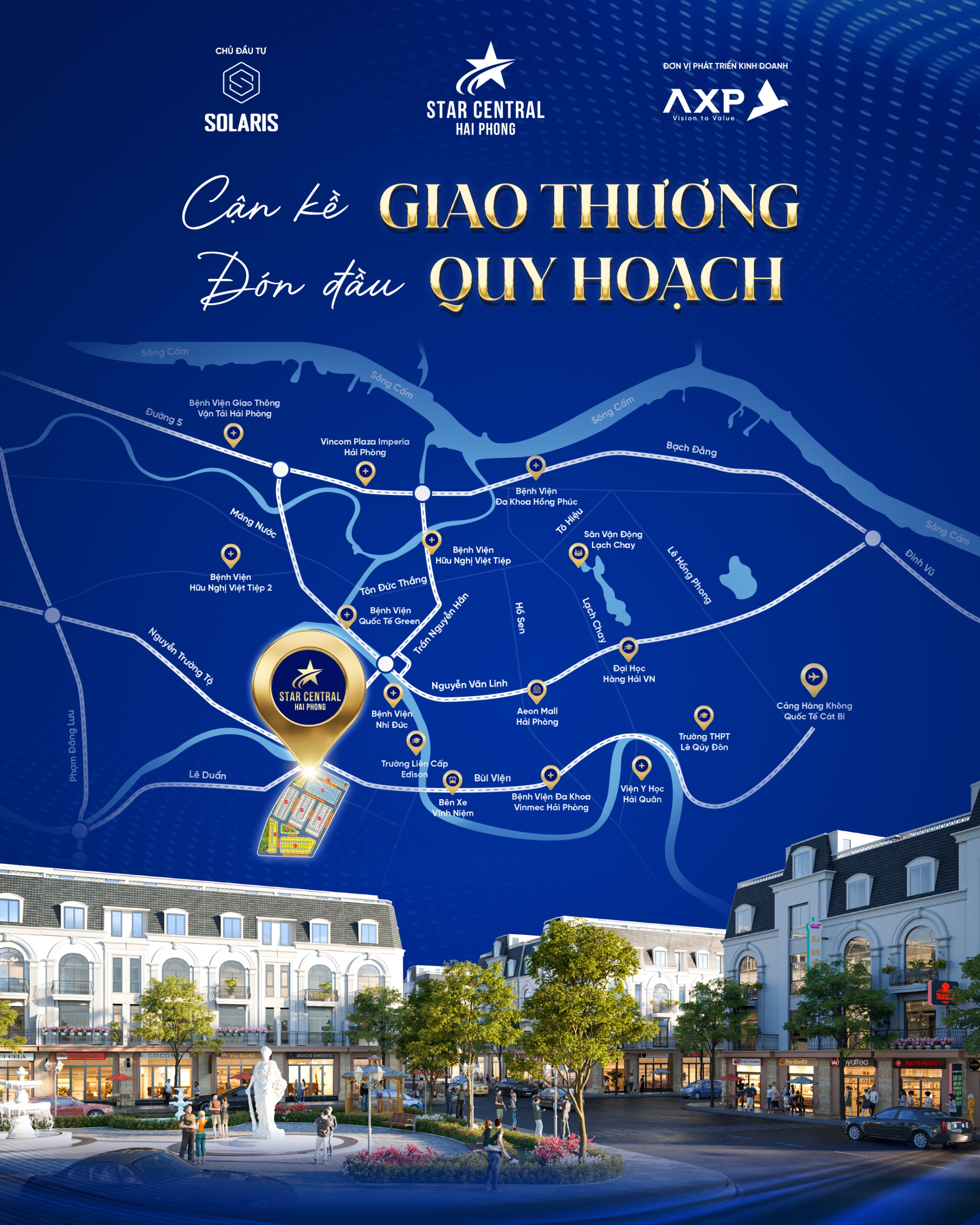 Phân tích vị trí dự án Star Central Hải Phòng trước “cú hích” hạ tầng 50,5m