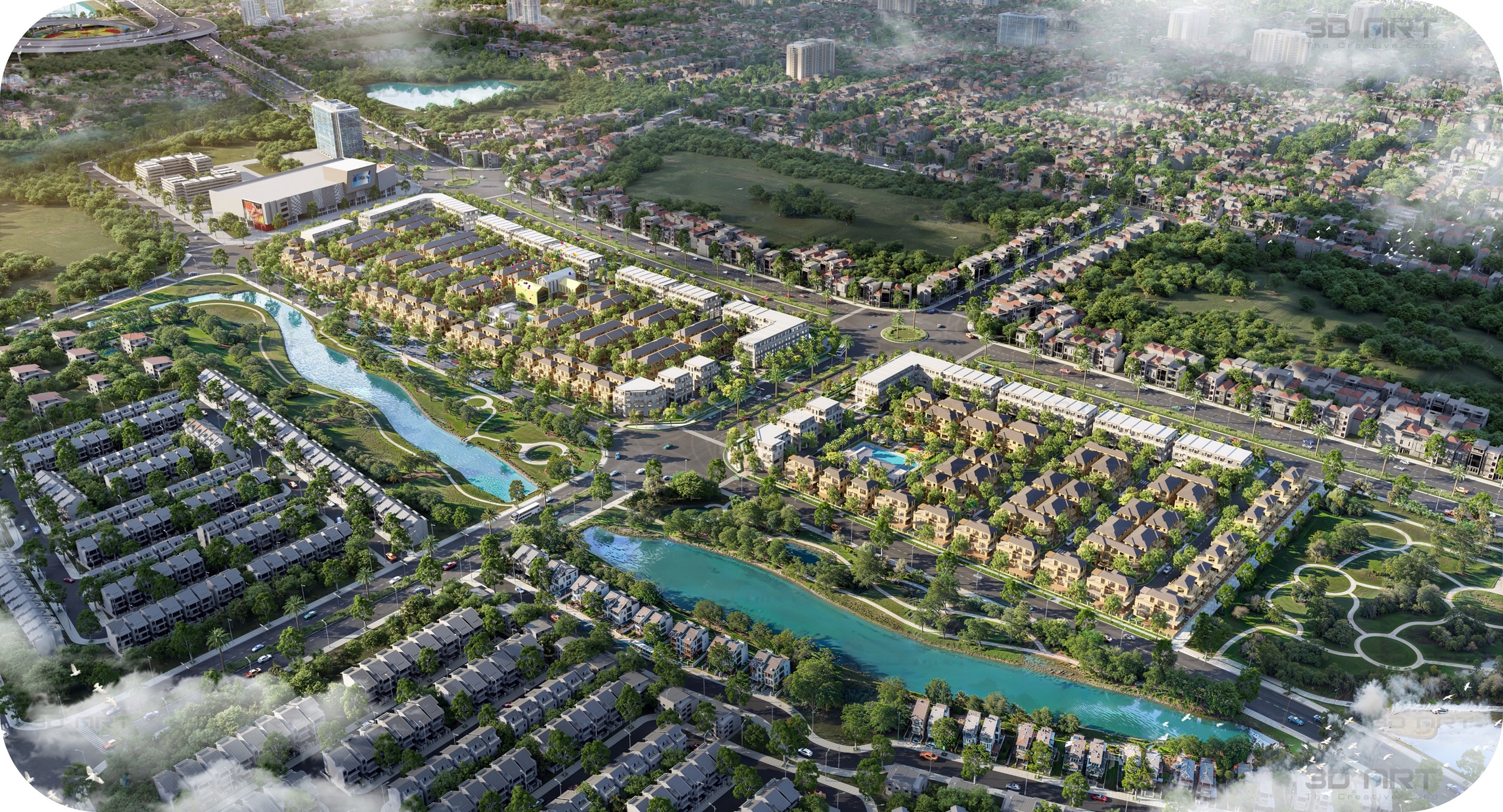 Phối cảnh Sol Garden Vsip Hải Phòng
