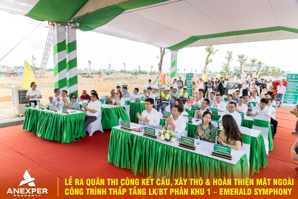 Tổng thầu quốc tế - Bảo chứng cho chất lượng trong lễ ra quân thi công phân khu 1 - Emerald Symphony