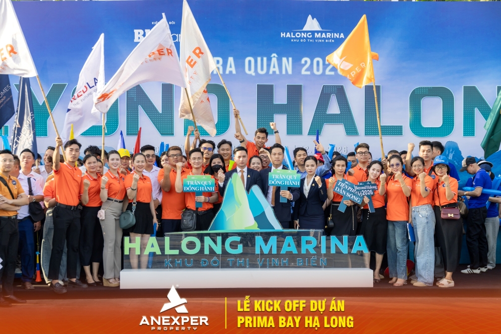 Anexper Property đồng hành ra quân tại lễ kick off dự án Prima Bay Hạ Long cùng BIM Land với hơn 2.500 chiến binh kinh doanh