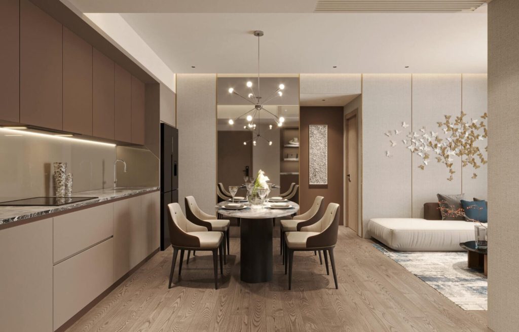 Không gian căn hộ dự án Prima Bay Hạ Long