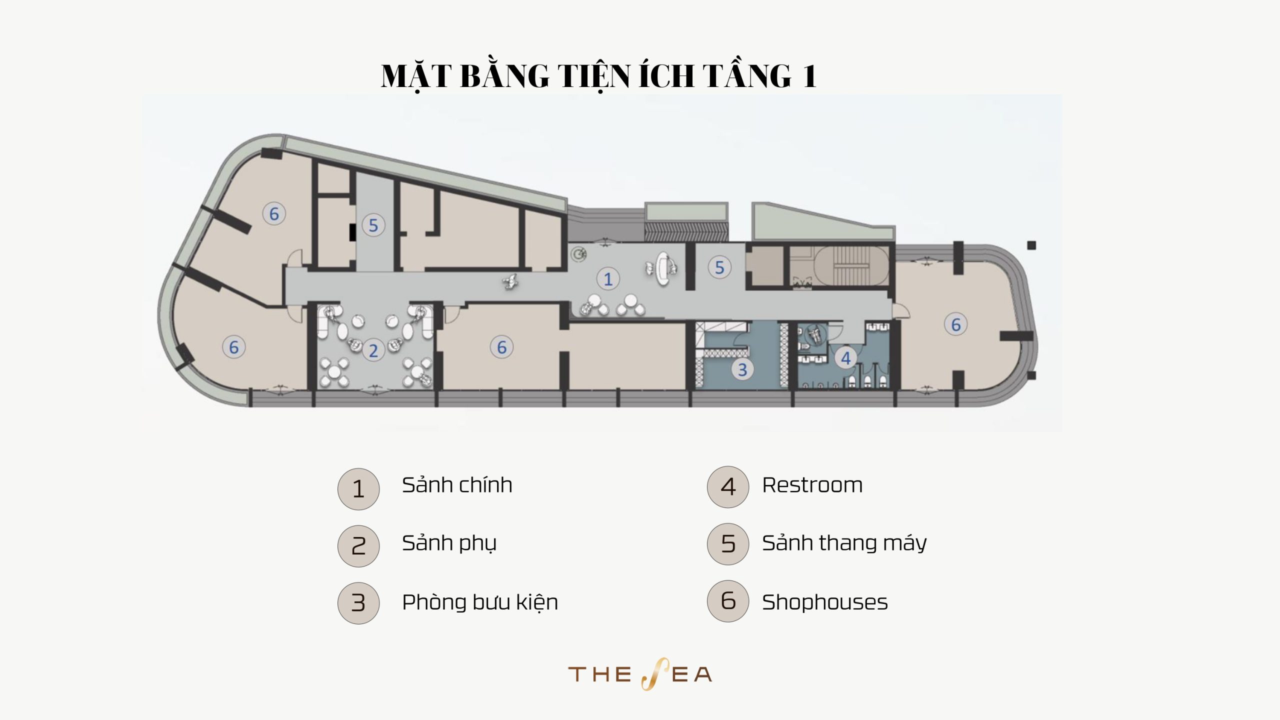 Mặt bằng tiện ích dự án The Sea Hạ Long
