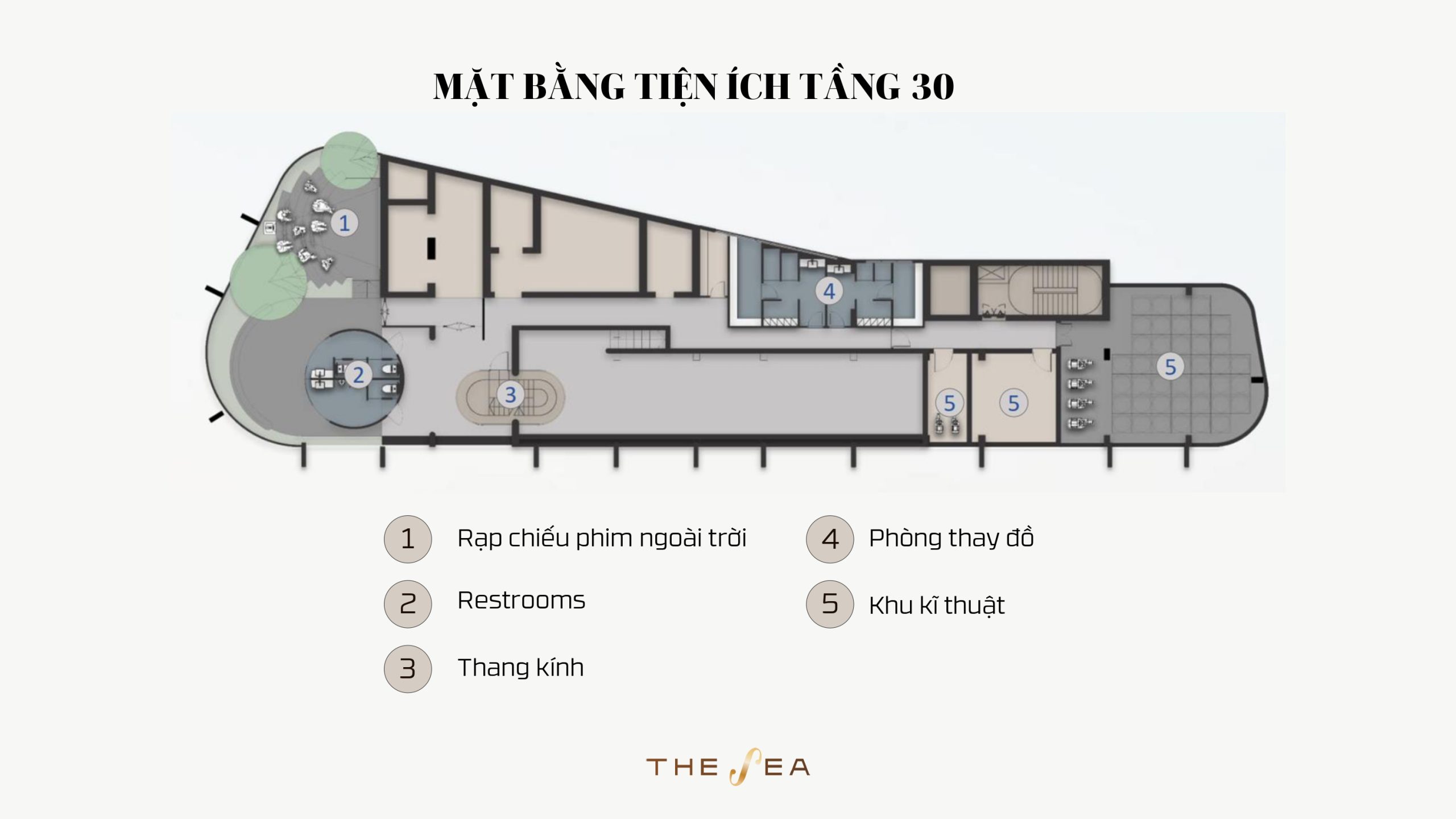 Mặt bằng tiện ích dự án The Sea Hạ Long