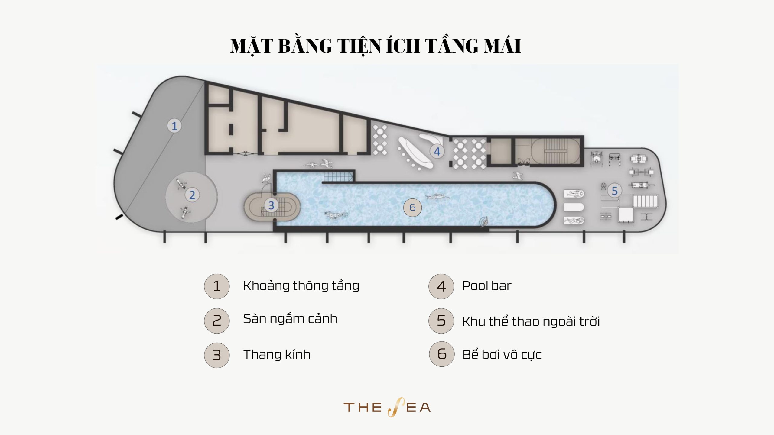 Mặt bằng tiện ích dự án The Sea Hạ Long
