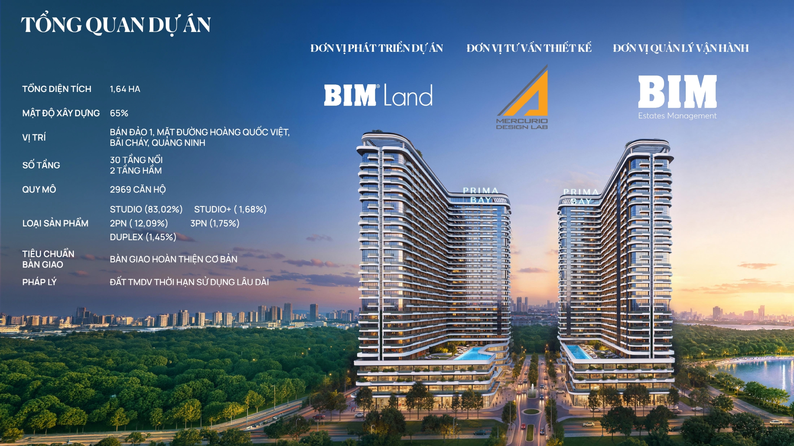 Một số thông tin dự án Prima Bay Hạ Long