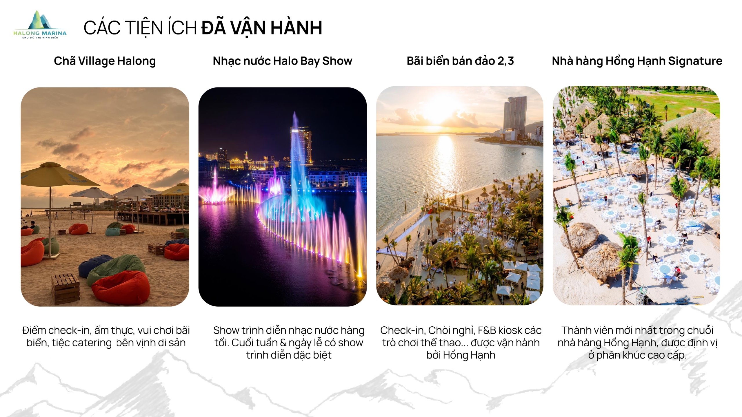 Tiện ích ngoại khu dự án Prima Bay Hạ Long
