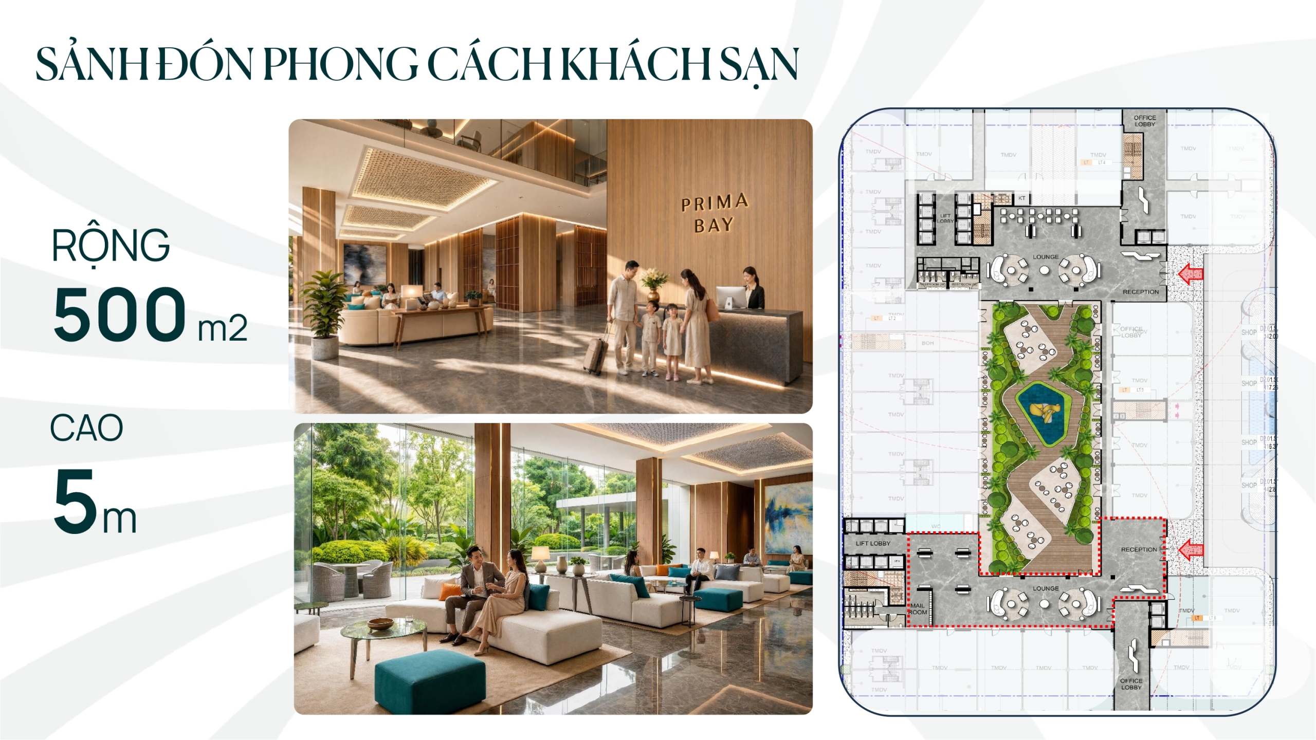 Tiện ích nội khu dự án Prima Bay Hạ Long