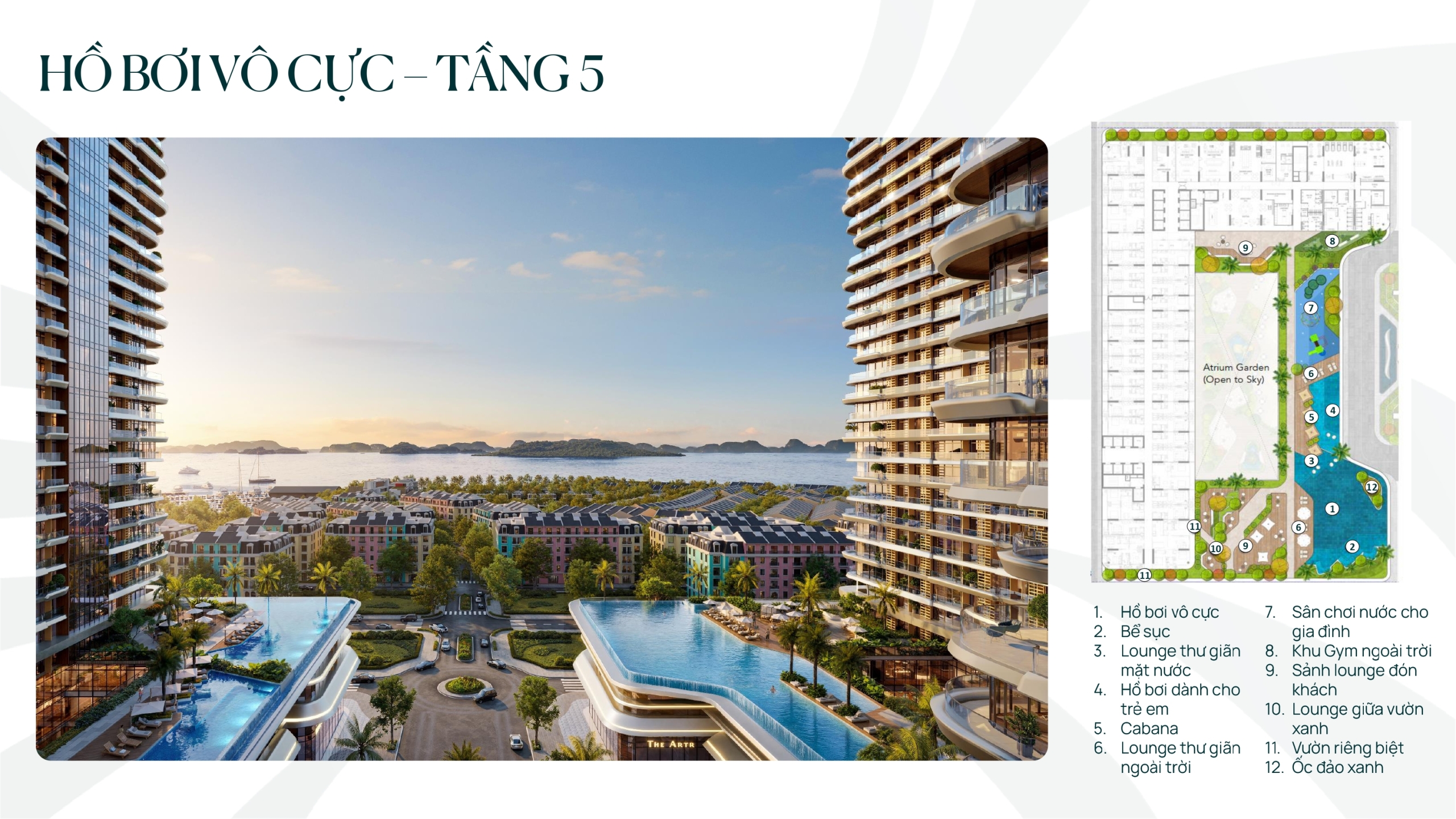 Tiện ích nội khu dự án Prima Bay Hạ Long