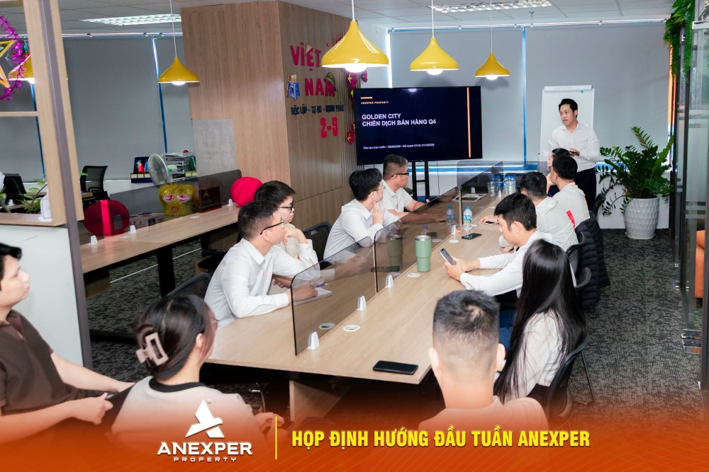 Anexper Property họp định hướng đầu tuần, chuẩn bị tăng tốc cho Quý IV